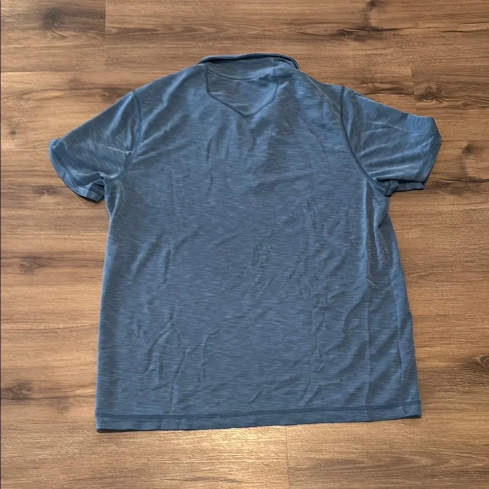 Eddie Bauer Men's Blue Active Fit Polo Shirt. Size Large - Picture 2 of 3